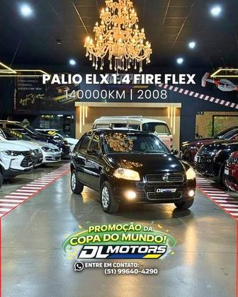 FIAT PALIO 1.4 MPI ELX 8V FLEX 4P MANUAL FIAT PALIO 1.4 MPI ELX 8V FLEX 4P MANUAL